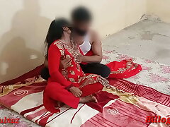 Indian newly married wife Ass fucked by her boyfriend first time anal sex in clear hindi audio